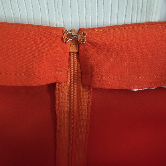 πOrange Shift Dress - Picture 9 of 9